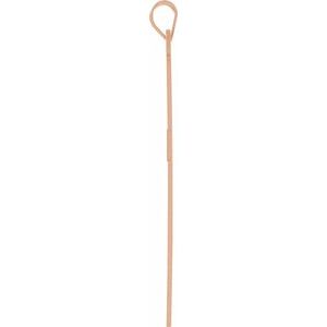 14K Rose Gold 49.4x25 mm Cross Pendant