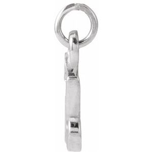 Sterling Silver Petite Initial R Pendant