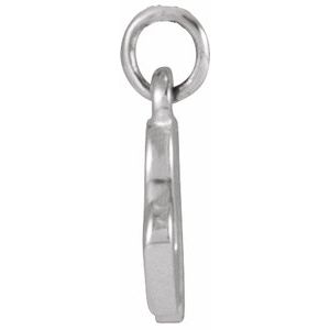 Sterling Silver Petite Initial N Pendant