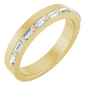 14K Yellow Gold 1/3 CTW Natural Diamond Anniversary Band