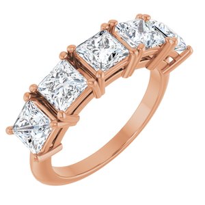 14K Rose Gold 2 5/8 CTW Lab-Grown Diamond Anniversary Band