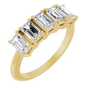 14K Yellow Gold 1 7/8 CTW Natural Diamond Anniversary Band