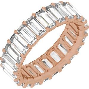 14K Rose Gold 4 5/8 CTW Lab-Grown Diamond Low Profile Eternity Band