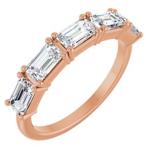 14K Rose Gold 1 3/4 CTW Lab-Grown Diamond Anniversary Band