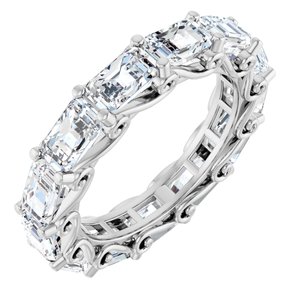 Platinum 5 CTW Lab-Grown Diamond Eternity Band