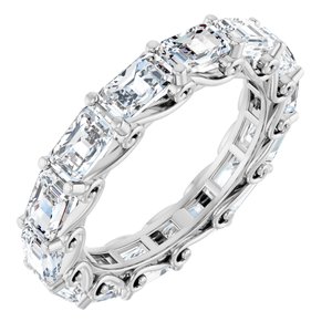 Platinum 5 1/2 CTW Lab-Grown Diamond Band