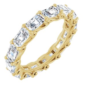14K Yellow Gold 5 1/2 CTW Lab-Grown Diamond Band