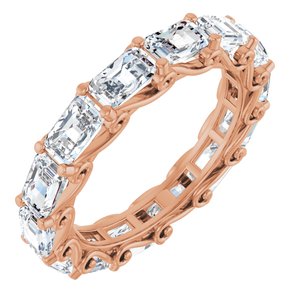 14K Rose Gold 5 1/2 CTW Lab-Grown Diamond Band