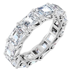 Platinum 8 CTW Lab-Grown Diamond Eternity Band