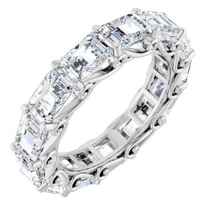 Platinum 8 CTW Lab-Grown Diamond Eternity Band