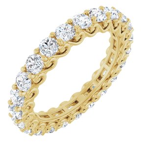 14K Yellow Gold 1 5/8 CTW Natural Diamond Eternity Band