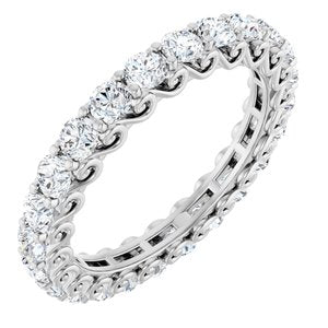 14K White Gold 1 5/8 CTW Lab-Grown Diamond Eternity Band