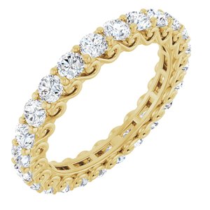 14K Yellow Gold 1 5/8 CTW Natural Diamond Eternity Band