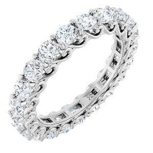 14K White Gold 2 1/8 CTW Natural Diamond Eternity Band