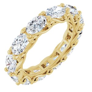 14K Yellow Gold 4 3/4 CTW Natural Diamond Eternity Band