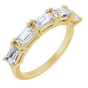 14K Yellow Gold 3 CTW Natural Diamond Anniversary Band