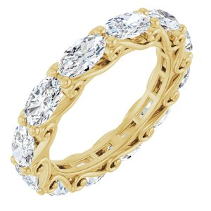 14K Yellow Gold 3 CTW Lab-Grown Diamond Eternity Band