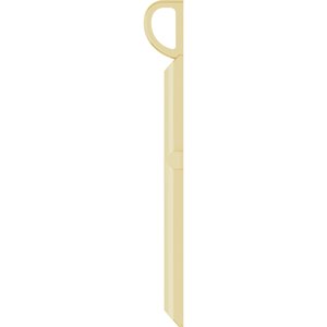 14K Yellow Gold Knife-Edge Cross Charm/Pendant