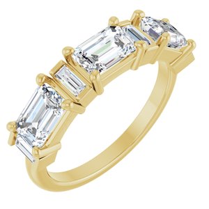 14K Yellow Gold 2 1/2 CTW Lab-Grown Diamond Anniversary Band