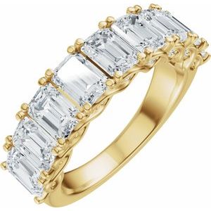 14K Yellow Gold 3 3/4 CTW Lab-Grown Diamond Anniversary Band