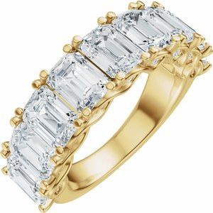 14K Yellow Gold 5 7/8 CTW Lab-Grown Diamond Anniversary Band