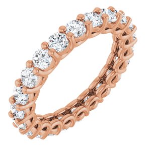14K Rose Gold 2 1/5 CTW Lab-Grown Diamond Eternity Band