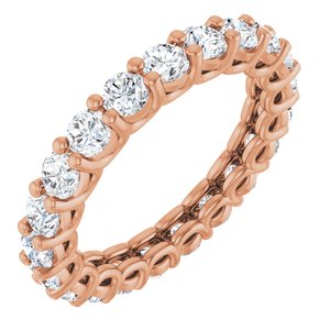 14K Rose Gold 2 1/8 CTW Natural Diamond Eternity Band