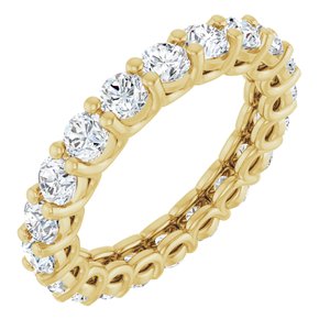 14K Yellow Gold 2 CTW Natural Diamond Eternity Band