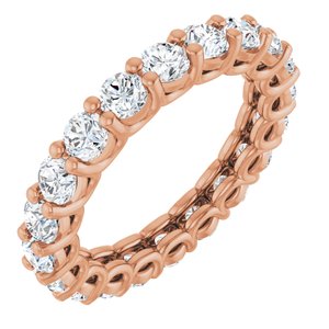 14K Rose Gold 2 CTW Natural Diamond Eternity Band