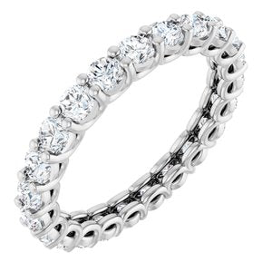 14K White Gold 1 5/8 CTW Lab-Grown Diamond Eternity Band