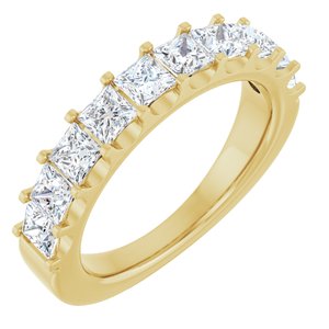 14K Yellow Gold 1 5/8 CTW Lab-Grown Diamond Anniversary Band