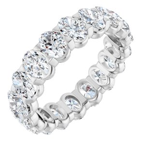 14K White Gold 4 3/4 CTW Lab-Grown Diamond Eternity Band Size 7.5