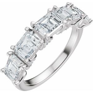 Platinum 2 7/8 CTW Lab-Grown Diamond Anniversary Band