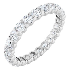 14K White Gold 1 7/8 CTW Lab-Grown Diamond Eternity Band Size 7.5