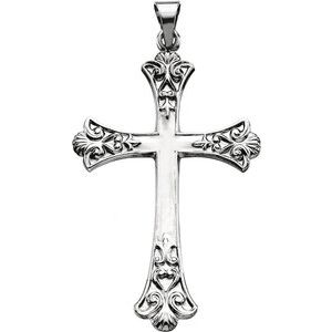 14K Yellow Gold Cross Pendant