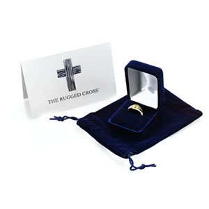 Sterling Silver The Rugged Cross® Chastity Ring Size 11