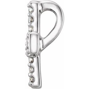 Platinum .07 CTW Natural Diamond Cross Pendant
