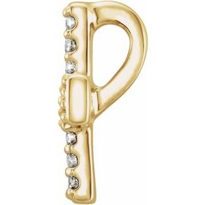 14K Yellow Gold .07 CTW Natural Diamond Cross Pendant