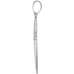 Platinum Cross Pendant