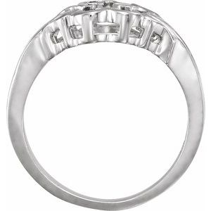 14K White Gold Cross Chastity Rings®