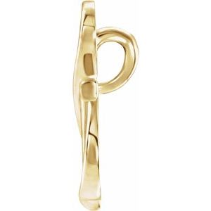 14K Yellow Gold Cross Pendant