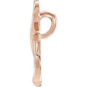 14K Rose Gold Cross Pendant