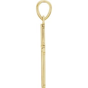 14K Yellow Gold Cross Pendant