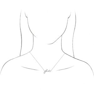 14K Rose Gold Faith 16" Necklace