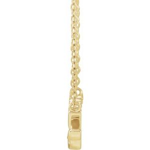 14K Yellow Gold Nanny 18" Necklace