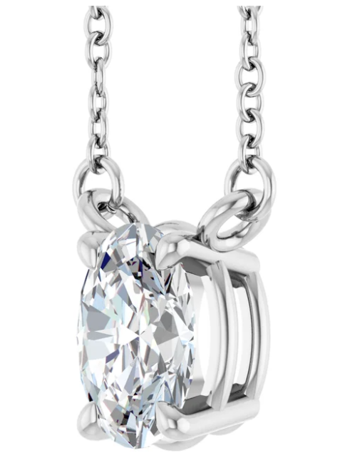 3/4 CT Lab Grown Diamond 18" Necklace