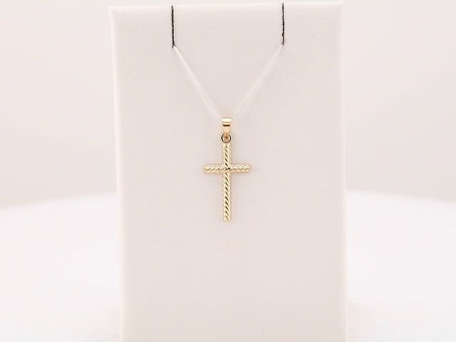 14K Yellow Gold Cross Pendant