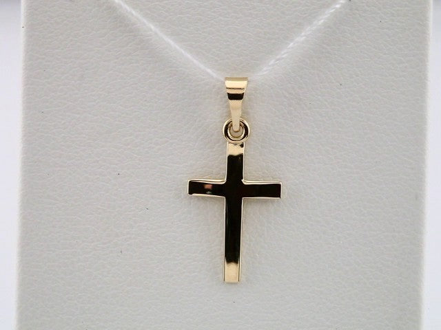 14K Yellow Gold Cross Pendant