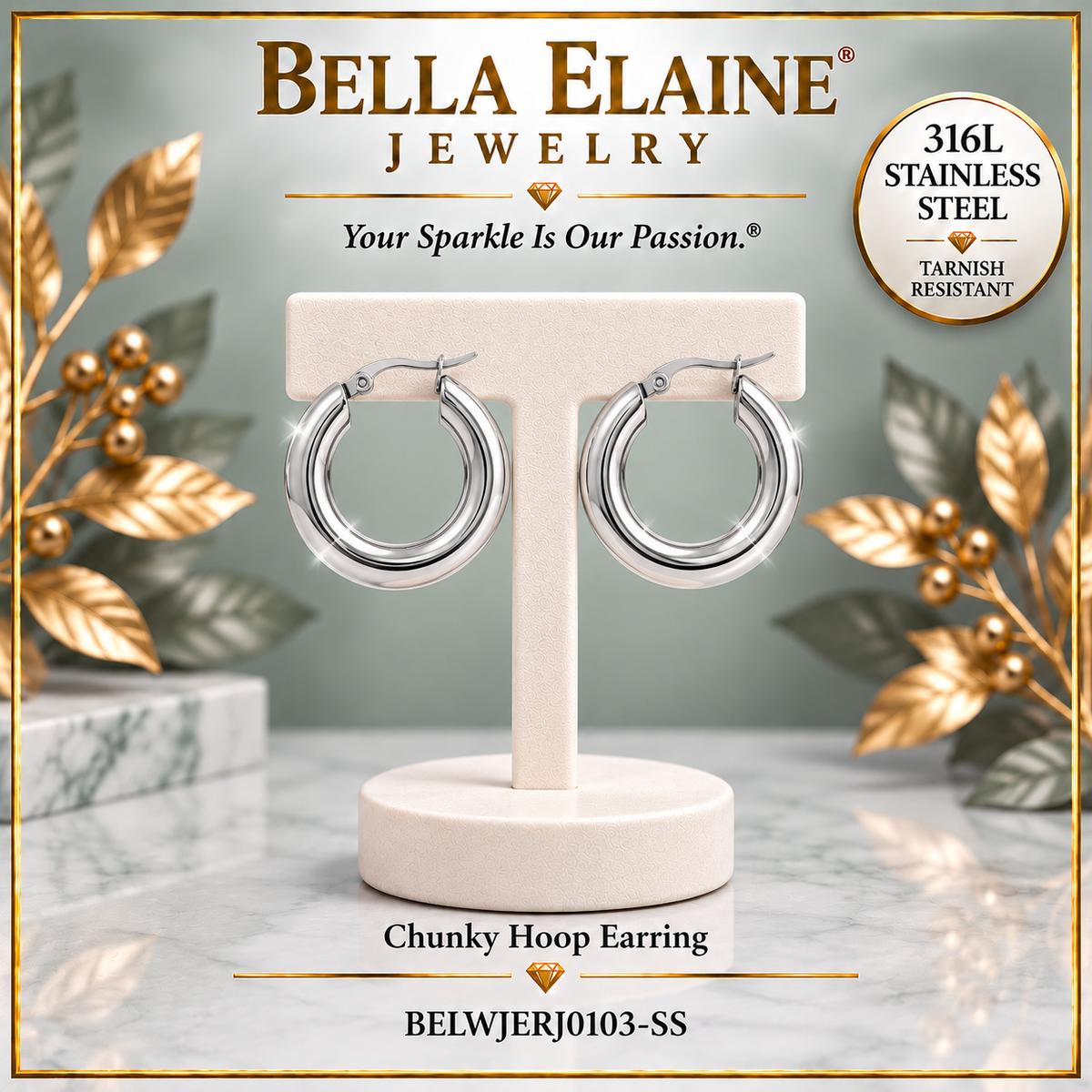 Chunky Hoop Earring
