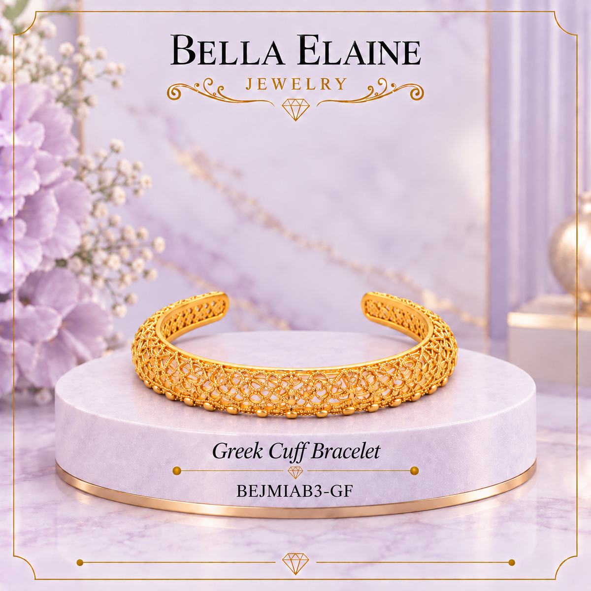 Greek Cuff Bracelet